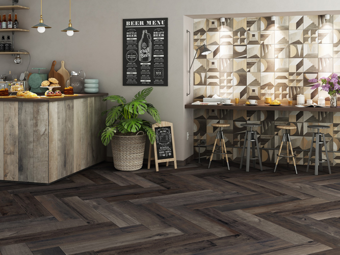 Керамогранит Rondine J87750 Aspen Dark 15x100