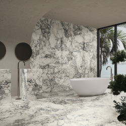 Керамогранит Ape A041126 Volterra Stavro White matt rect 60x120