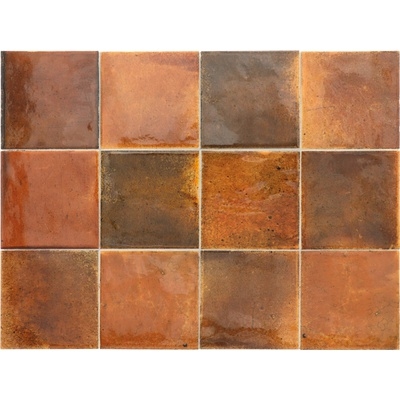 Плитка Equipe Hanoi 30018 Burnt Red 10x10
