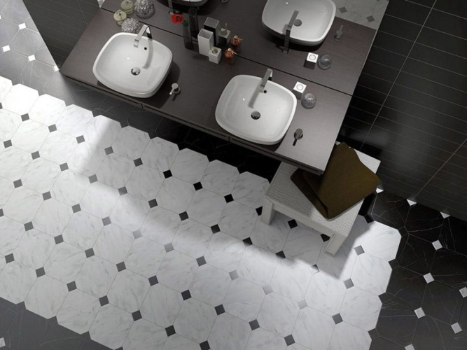 Вставка Equipe Octagon 20403 Taco Blanco Mate 4,6x4,6