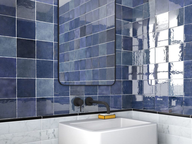 Плитка Equipe Artisan 24460 Colonial Blue 13,2x13,2