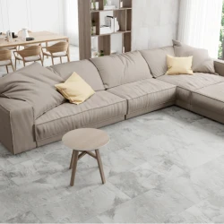 Кварцвиниловая плитка Vinilam CERAMO VINILAM Glue Адриатический Серый 91901