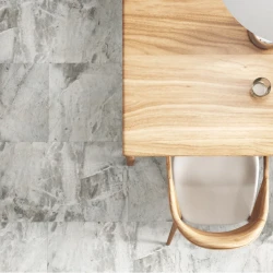 Кварцвиниловая плитка Vinilam CERAMO VINILAM Glue Адриатический Серый 91901