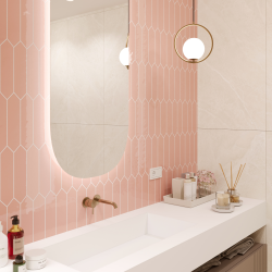Плитка Smile Tile Picket Rose 7.5x30