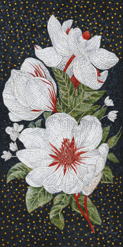 Керамогранит Декоративное панно MDetails Magnolia Bloom (набор из 4шт. 60x120) 120x240