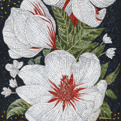 Керамогранит Декоративное панно MDetails Magnolia Bloom (набор из 4шт. 60x120) 120x240