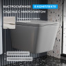 Унитаз ABBER Rechteck AC1201MG подвесной серый матовый, безободковый