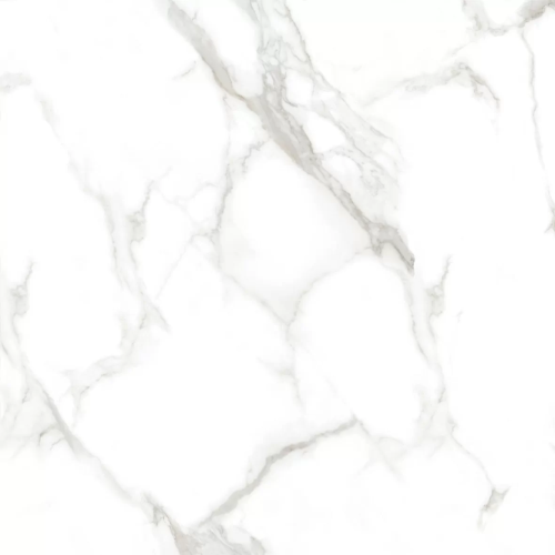 Керамогранит Ceradim х9999305439 Statuario Perfect Silver Белый Полированный 80х80