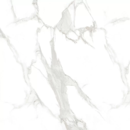 Керамогранит Ceradim х9999305439 Statuario Perfect Silver Белый Полированный 80х80