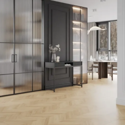 Керамогранит Laparet х9999311169 Wood Royal Almond Chevron бежевый матовый карвинг 60х120