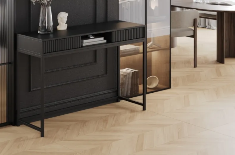 Керамогранит Laparet х9999311169 Wood Royal Almond Chevron бежевый матовый карвинг 60х120