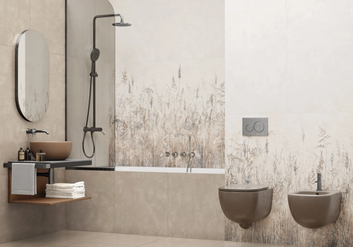 Керамогранит Alma Ceramica GFU60120FLO04L Флора / Flora лаппатированная 60x120