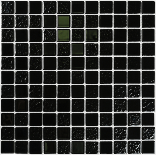 Мозаика Bonaparte Black Rose (25х25х4) 300х300, глянцевая рельефная