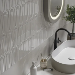 Керамическая плитка Cifre Gala White Brillo 8x21.5