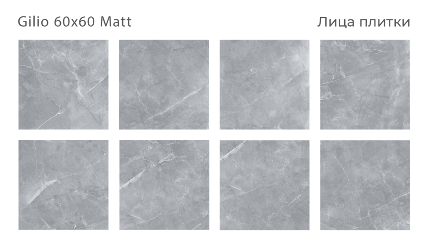Керамогранит Staro Silk Gilio Matt 60x60