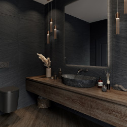 Керамогранит Staro Slim Loft Rock Black Matt 60x120