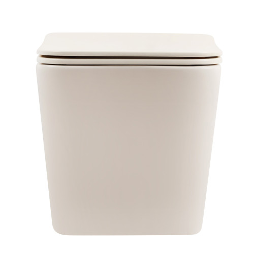 Унитаз ABBER Rechteck AC1201MBE подвесной светло-бежевый матовый, безободковый