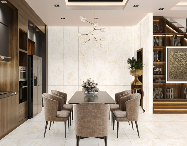 Керамогранит Buono Ceramica O4453C Onice Crema Carving 60x120