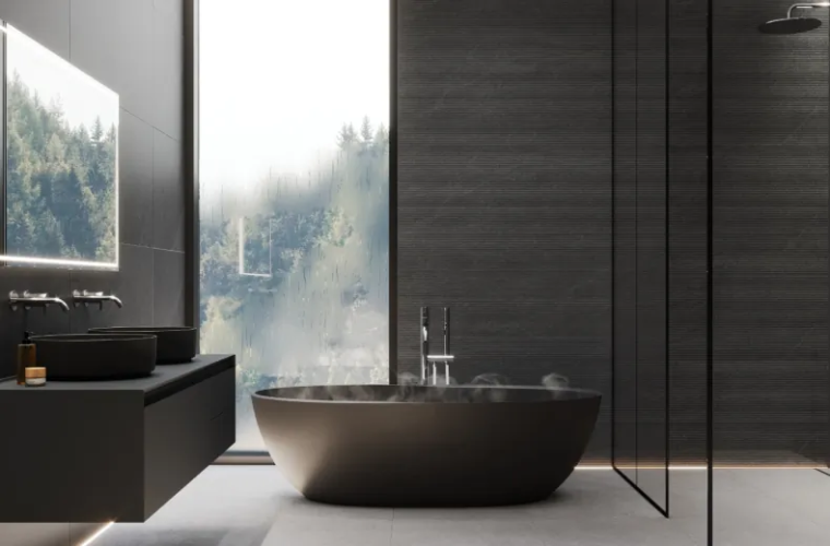 Керамогранит Laparet х9999311420 Badrock Shadow Pro Deco Art графитовый R10Soft STR CB 60х120