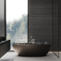 Керамогранит Laparet х9999311420 Badrock Shadow Pro Deco Art графитовый R10Soft STR CB 60х120