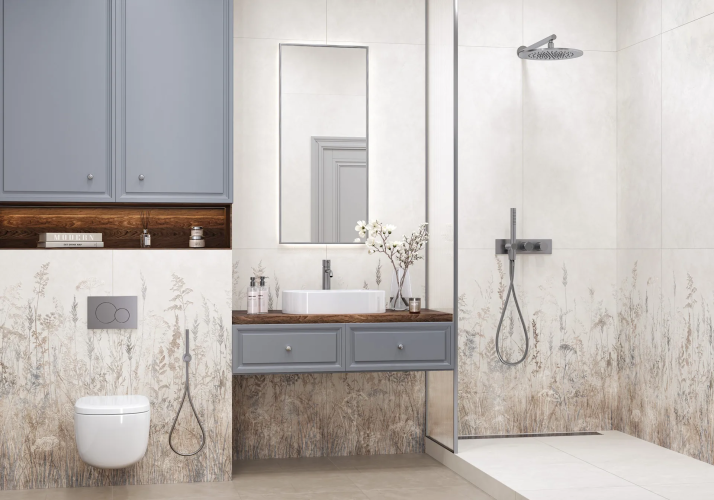 Керамогранит Alma Ceramica GFU60120FLO00L Флора / Flora лаппатированная 60x120  