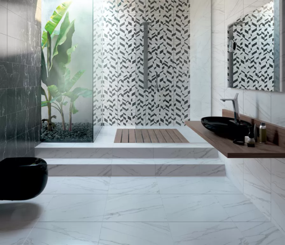 Керамогранит Vitra K945332LPR Marmori Сан Лорен Черный 60x60