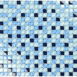 Мозаика Bonaparte Blue Drops (15х15х8) 300х300, глянцевая
