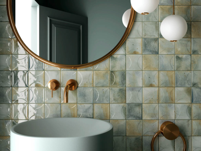 Плитка Equipe Hanoi 30013 Celadon 10x10