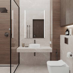 Керамогранит Laparet Pietra Grigio бежевый матовый карвинг 60x120