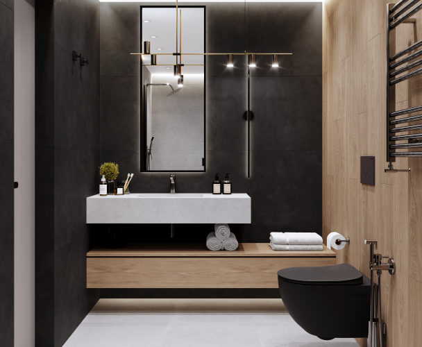 Керамогранит Ceradim SG50001320R Эволюшн Неро чёрный матовый карвинг 59,50x119,10
