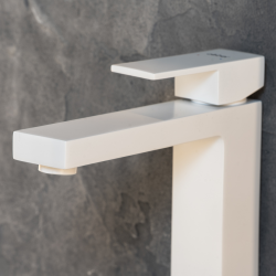 Смеситель ABBER Daheim AF8211W для раковины, белый матовый