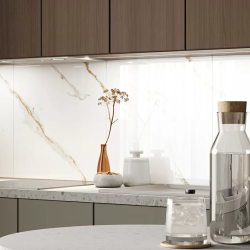 Керамогранит Ceradim х9999305649 Calacatta Sharp Gold Белый Полированный 80х80