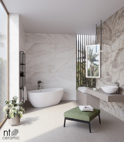 Керамогранит NT Ceramic NTT99508P Gravel White 60x120