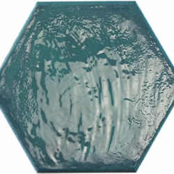 Керамогранит Prissmacer Rain Aquamarine Hex 19.8x22.8