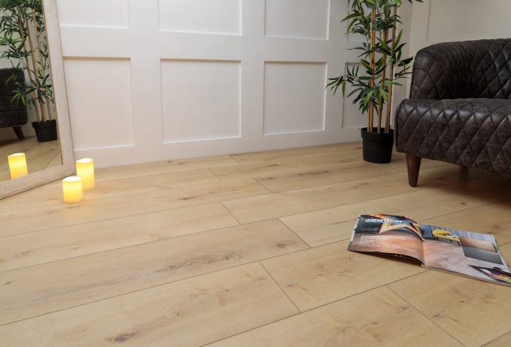 Кварц-виниловый ламинат SPC Aquafloor Realwood XL Glue AF8008XL Glue