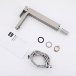 Смеситель ABBER Daheim AF8211SP для раковины, сатин