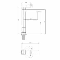 Смеситель ABBER Daheim AF8211SP для раковины, сатин