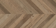 Керамогранит Laparet х9999311165 Wood Lux Walnut Chevron M коричневый матовый карвинг 60х120