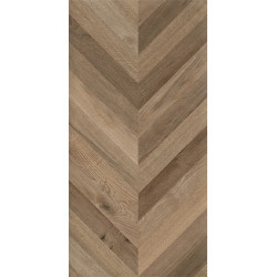 Керамогранит Laparet х9999311165 Wood Lux Walnut Chevron M коричневый матовый карвинг 60х120