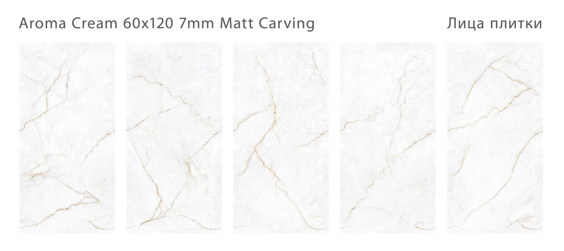 Керамогранит Staro Rizzi Aroma Cream Matt Carving 60x120