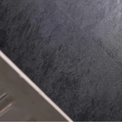 Кварцвиниловая плитка Vinilam CERAMO VINILAM Glue Сланцевый Чёрный 61607