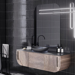 Керамическая плитка Mainzu Sidney PT03723 Nero 5x30