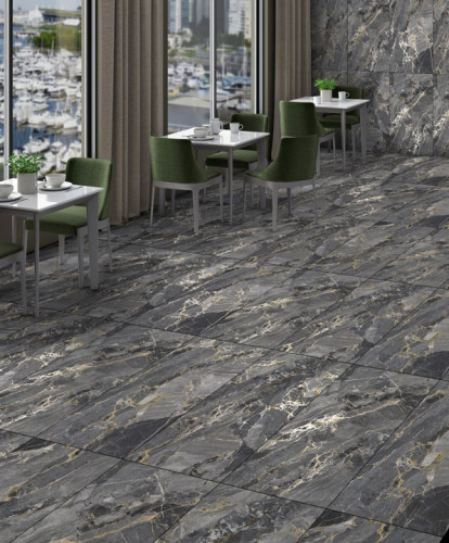 Керамогранит Global Tile Stonela GT1206018005MCR Черный 60x120