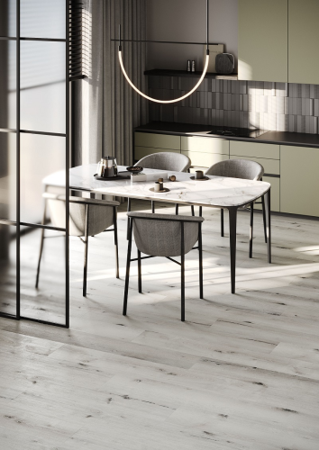 Кварцевый ламинат SPC Fargo Comfort XXL Дуб Снежный DL1601