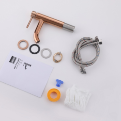 Смеситель ABBER Wasser Kreis AF8110RG для раковины, розовое золото