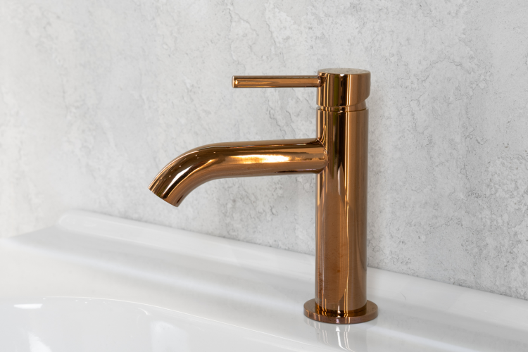 Смеситель ABBER Wasser Kreis AF8110RG для раковины, розовое золото