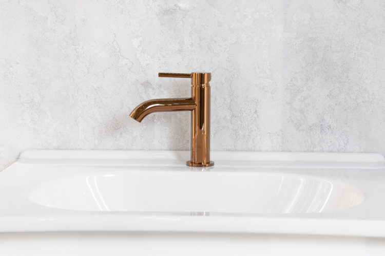 Смеситель ABBER Wasser Kreis AF8110RG для раковины, розовое золото