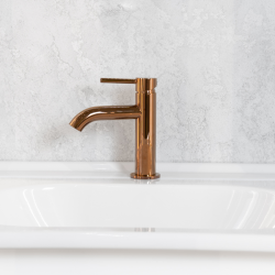 Смеситель ABBER Wasser Kreis AF8110RG для раковины, розовое золото