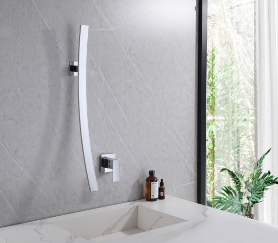 Смеситель ABBER Daheim AF8209 для раковины скрытого монтажа, хром