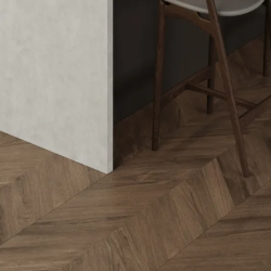 Керамогранит Laparet х9999311157 Wood Latina Brown Chevron коричневый матовый карвинг 60х120